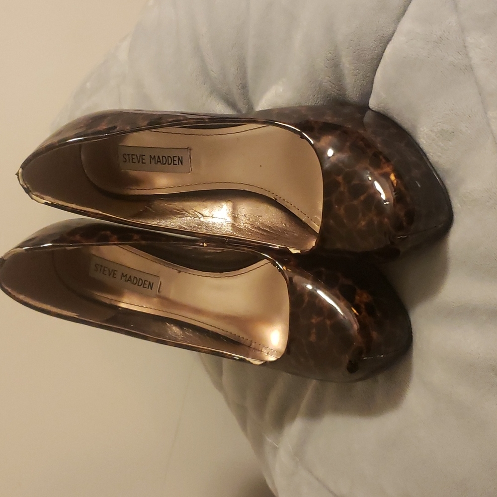 Leopard print stilettos Steve Madden